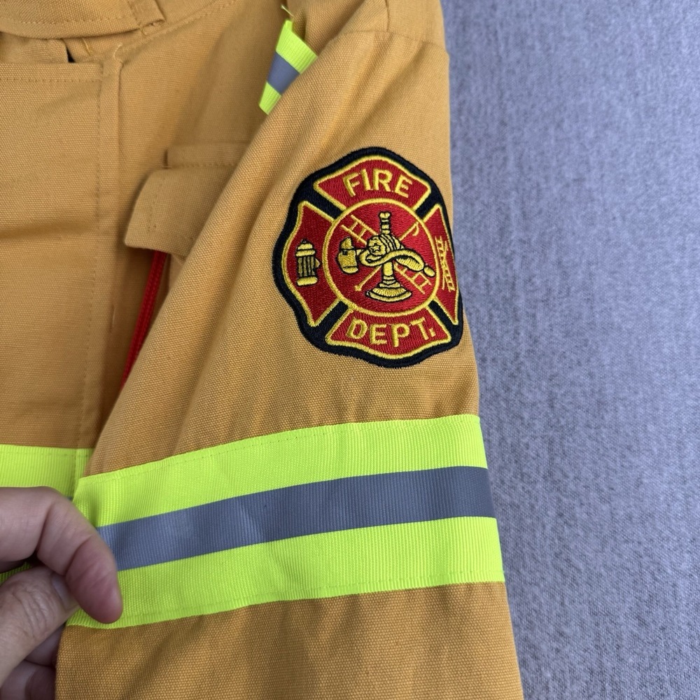 Teetot Firefighter Costume Kids Size 5-6 Fire Dept Dress Up Set Helmet Axe - Picture 2 of 16